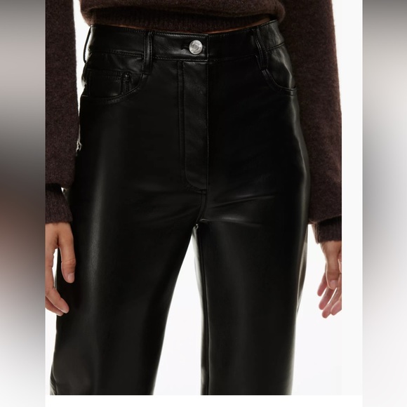 Melina Vegan Leather Pants- Aritzia - Picture 11 of 16
